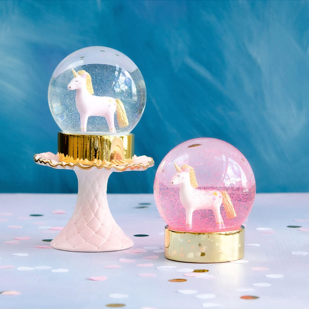 Sparkling Unicorn Water Globe