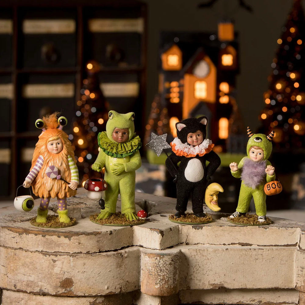 Maddie Monster Halloween Figurine by Bethany Lowe whole set