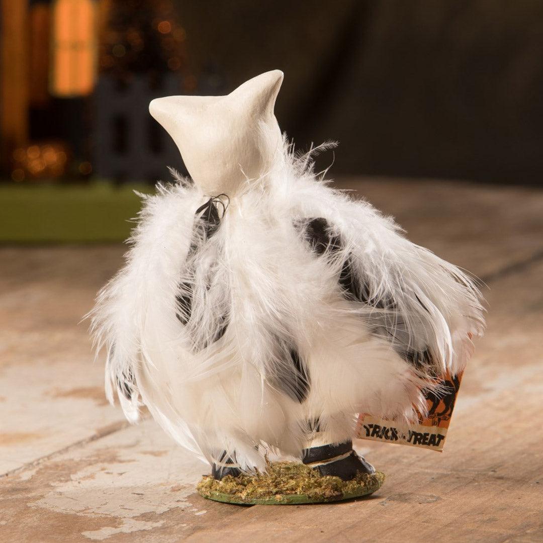 Little Hootie Owl Halloween Figurine by Bethany Lowe back