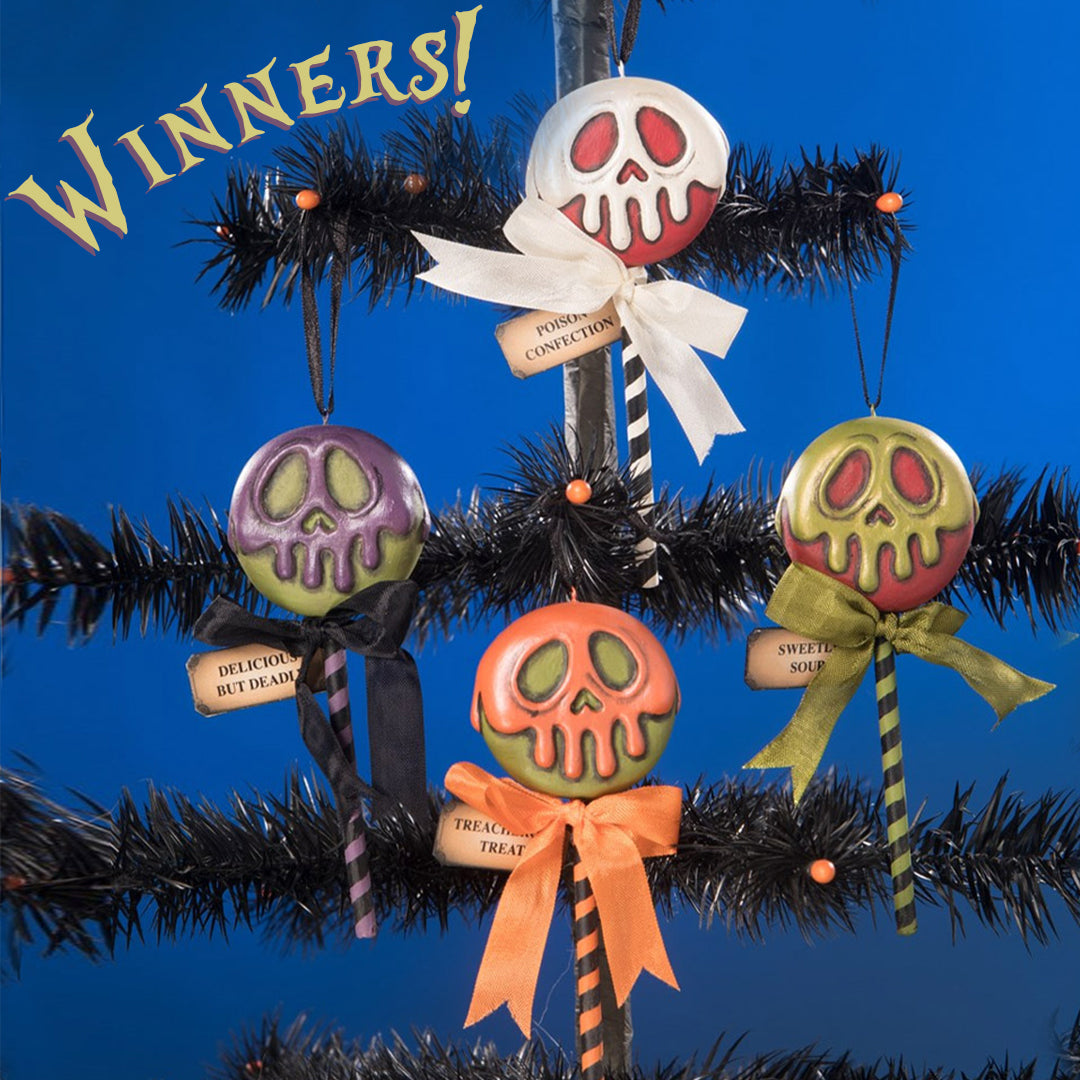 GIVEAWAY - Poison Treats Ornament - Set of 4