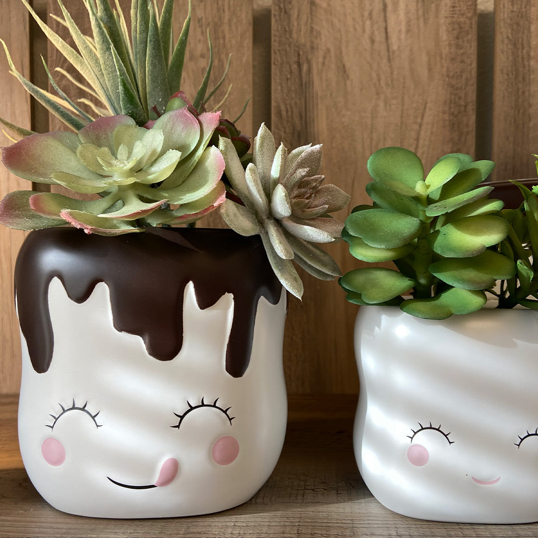 Marshmallow Planter Christmas Cuddle Decor Decoration by One Hundred 80 Degrees