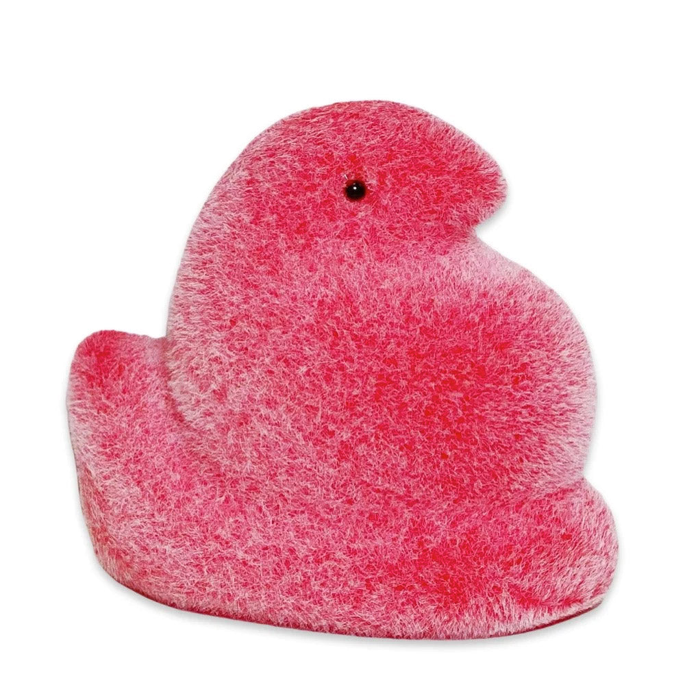 Pink Flocked Peeps Large 12" by Peeps®