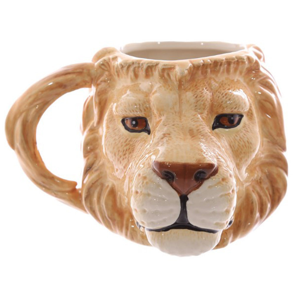 Safari Adventure 3D Creative Mug - Set of 3