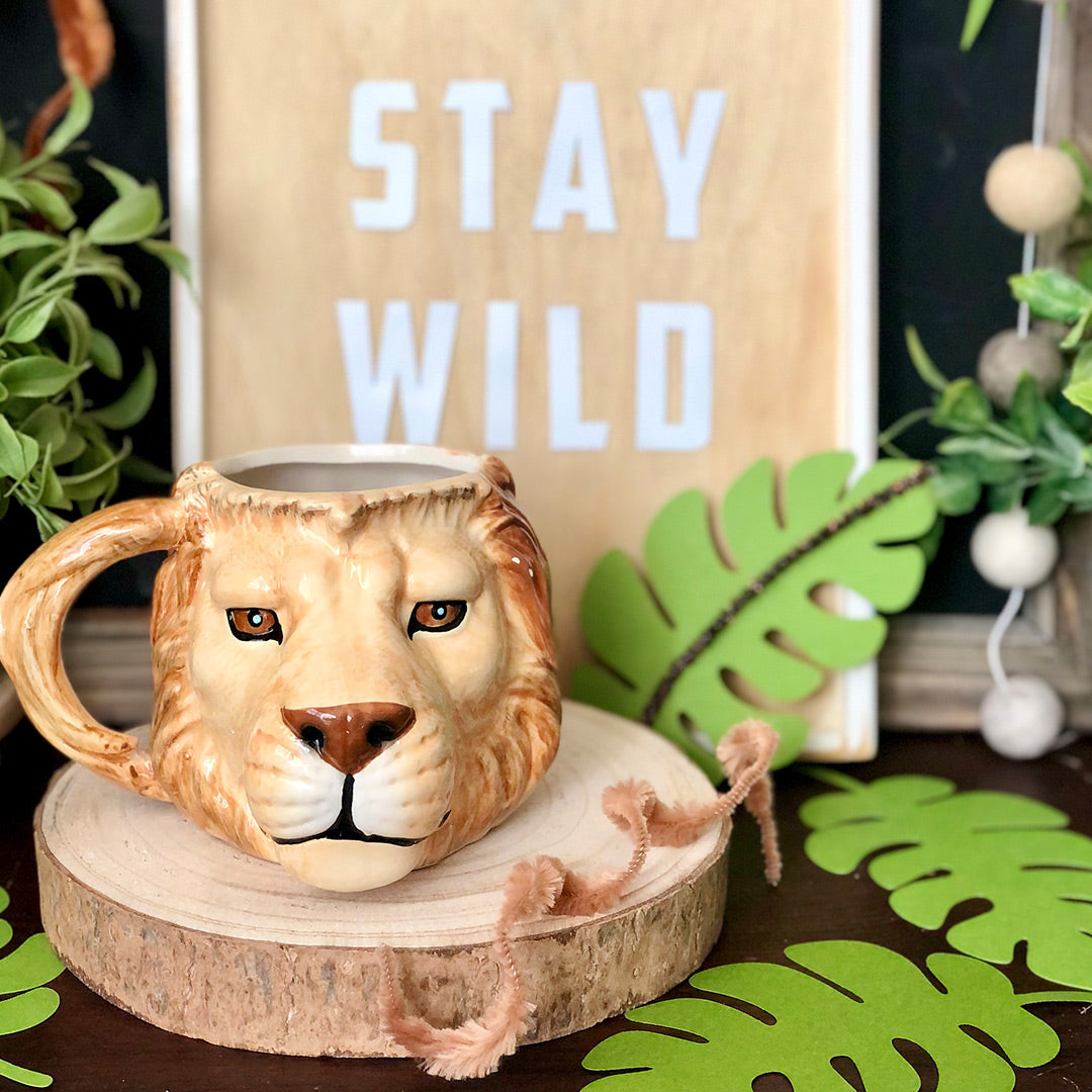 Safari Adventure 3D Creative Mug - Set of 3