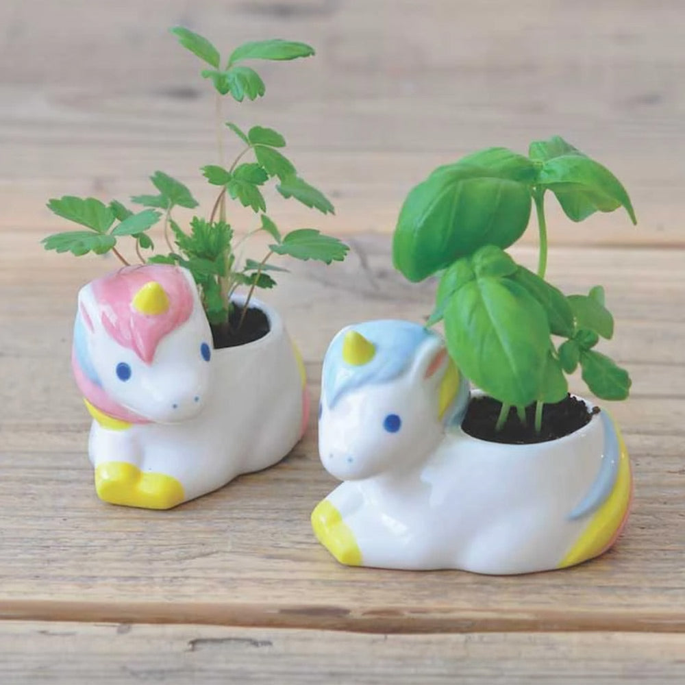 Unicorn Planter – Growing Kit for Kids - set of 2
