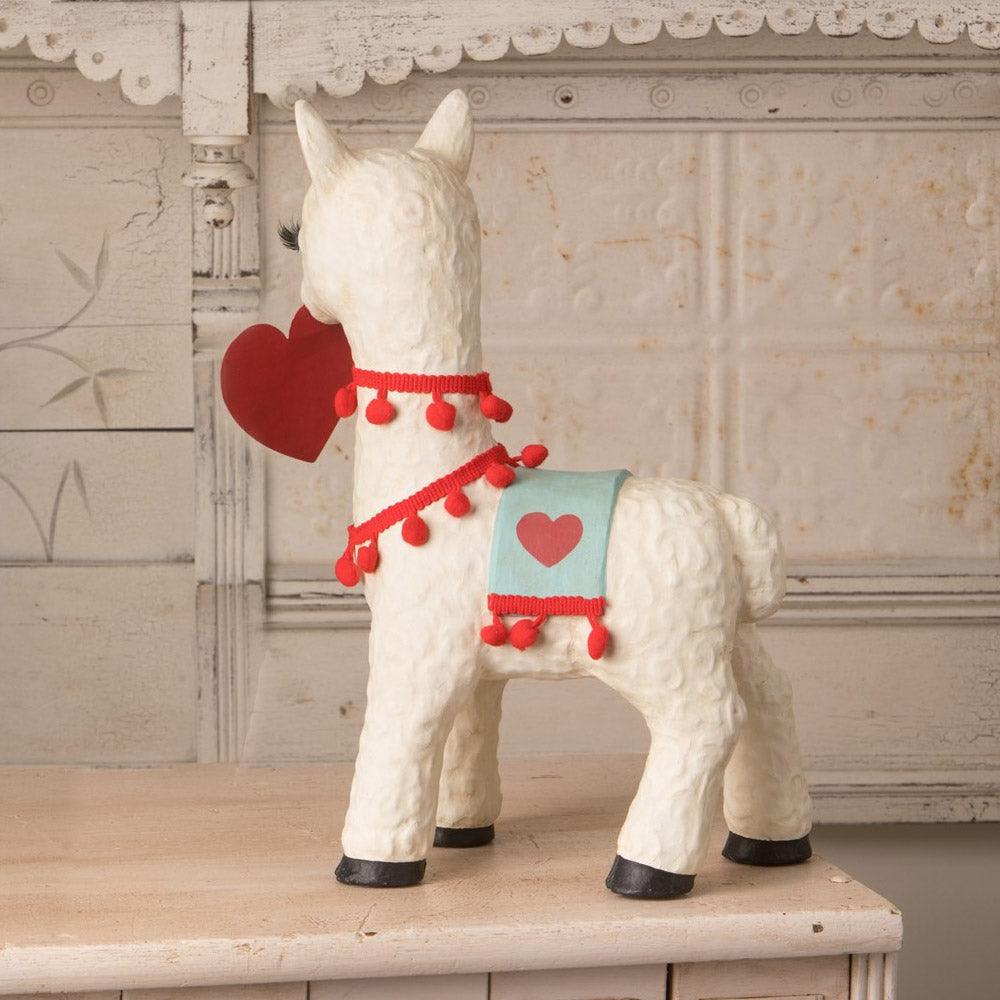 Valentine Llama Paper Mache