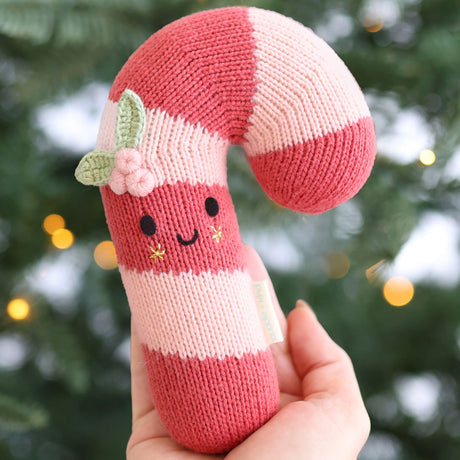 Cuddle Decor Cuddle Kind Baby Candy Cane Blush Stripe lifestyle