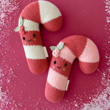 Cuddle Decor Cuddle Kind Baby Candy Cane Blush Stripe set