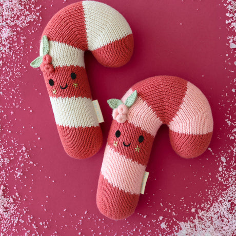 Cuddle Decor Cuddle Kind Baby Candy Cane Blush Stripe set