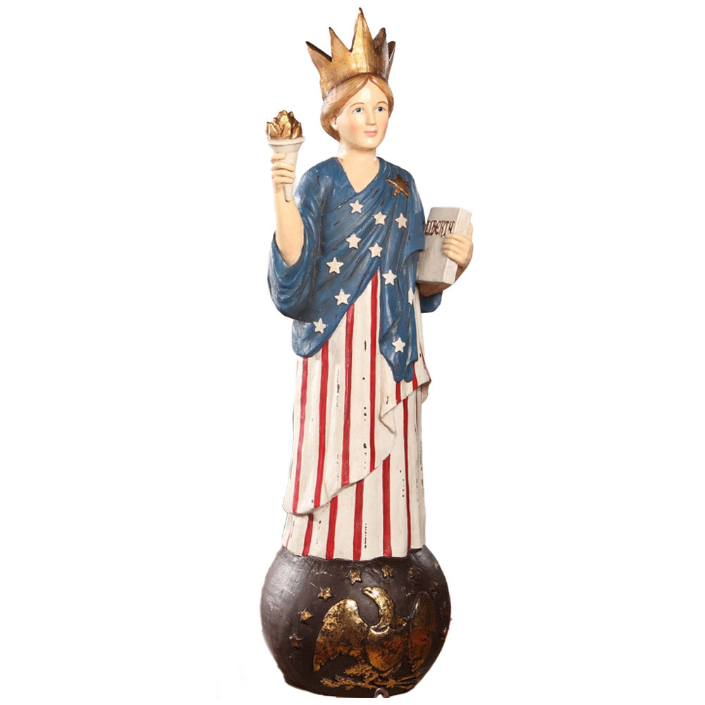 Lady Liberty Patriotic Figurine Statue by Bethany Lowe Designs