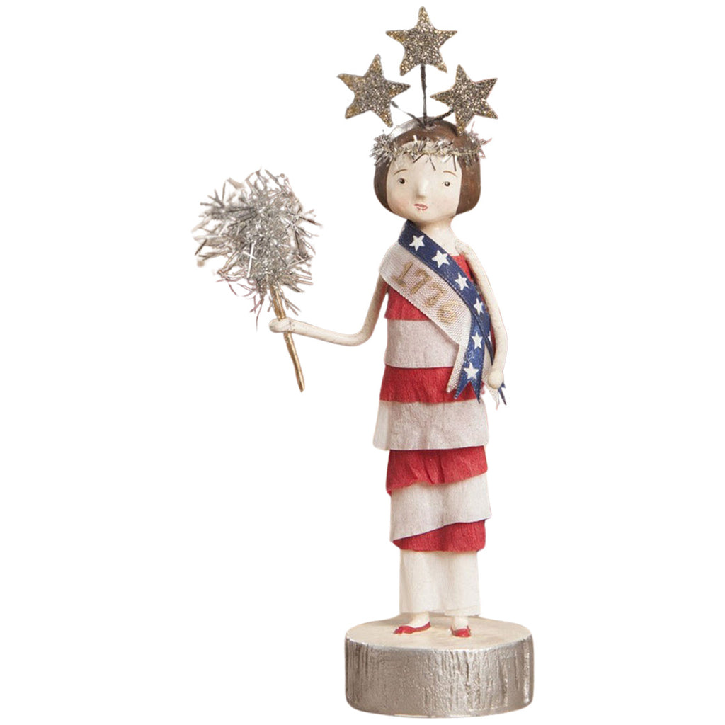 Miss 1776 Collectible Figurine Fourth of July