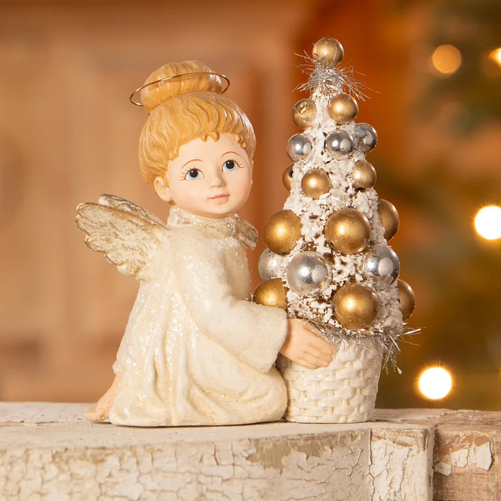 Bethany Lowe Angelic Angel with Tree front