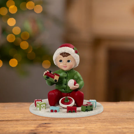 Bethany Lowe Carson with Train front lifestyle