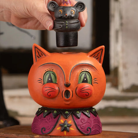 Johanna Parker Copper Cat and Merlin Mouse opened lifestyle