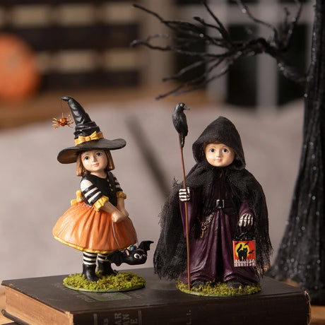 Bethany Lowe Emery Witch With Bat front lifestyle set