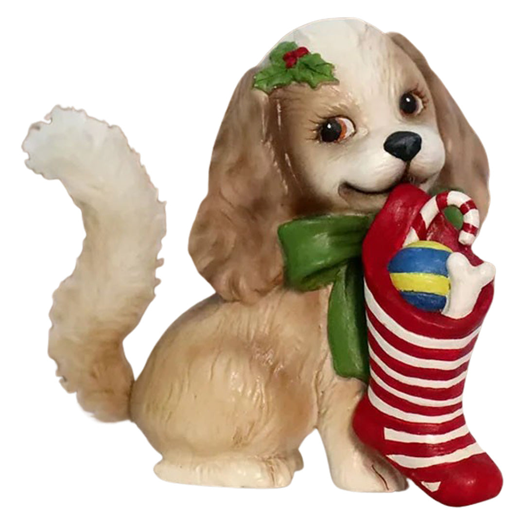 Frankie Puppy with Stocking