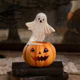 Bethany Lowe Ghost on Jack O Lantern front lifestyle