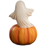 Bethany Lowe Ghost on Jack O Lantern back