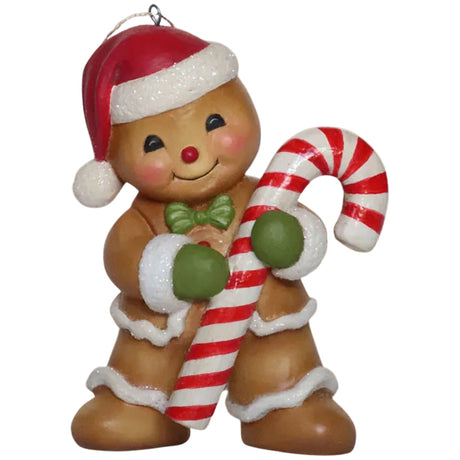 Bethany Lowe Gingerbread George Ornament front