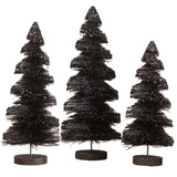 Bethany Lowe Black Shadows Trees - Set of 3
