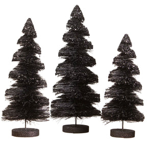 Bethany Lowe Black Shadows Trees - Set of 3
