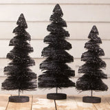 Bethany Lowe Black Shadows Trees - Set of 3 lifestyle

