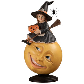 Bethany Lowe Hattie Witch on Moon front