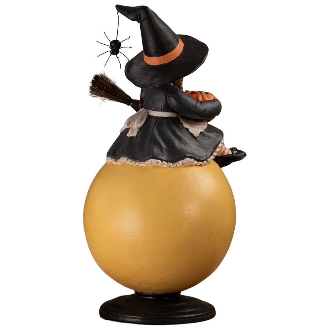 Bethany Lowe Hattie Witch on Moon back