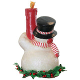 Bethany Lowe Holly Berry Snowman and Candle back