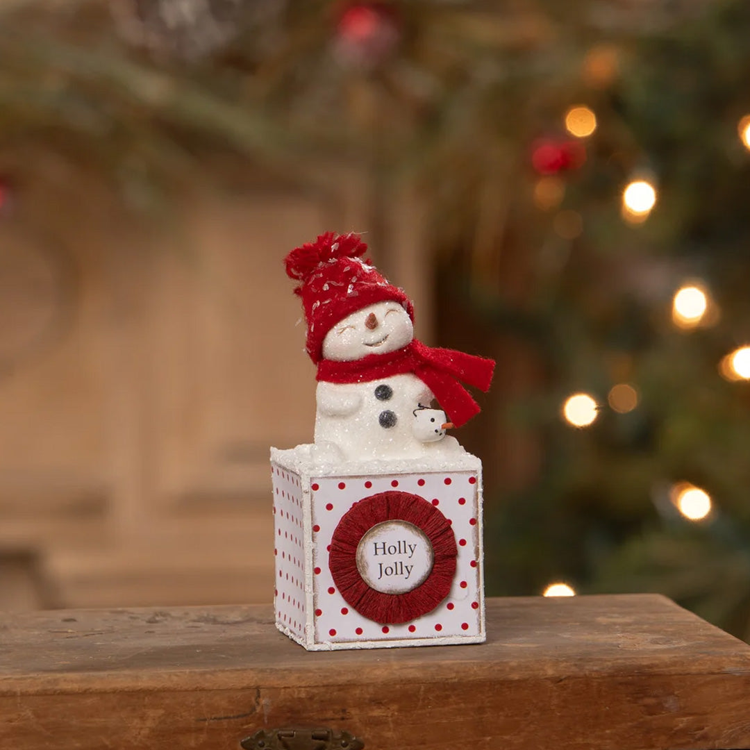 Michelle Allen for Bethany Lowe Holly Jolly Snowgirl front lifestyle