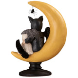 Bethany Lowe Hugh with Casper on Moon back
