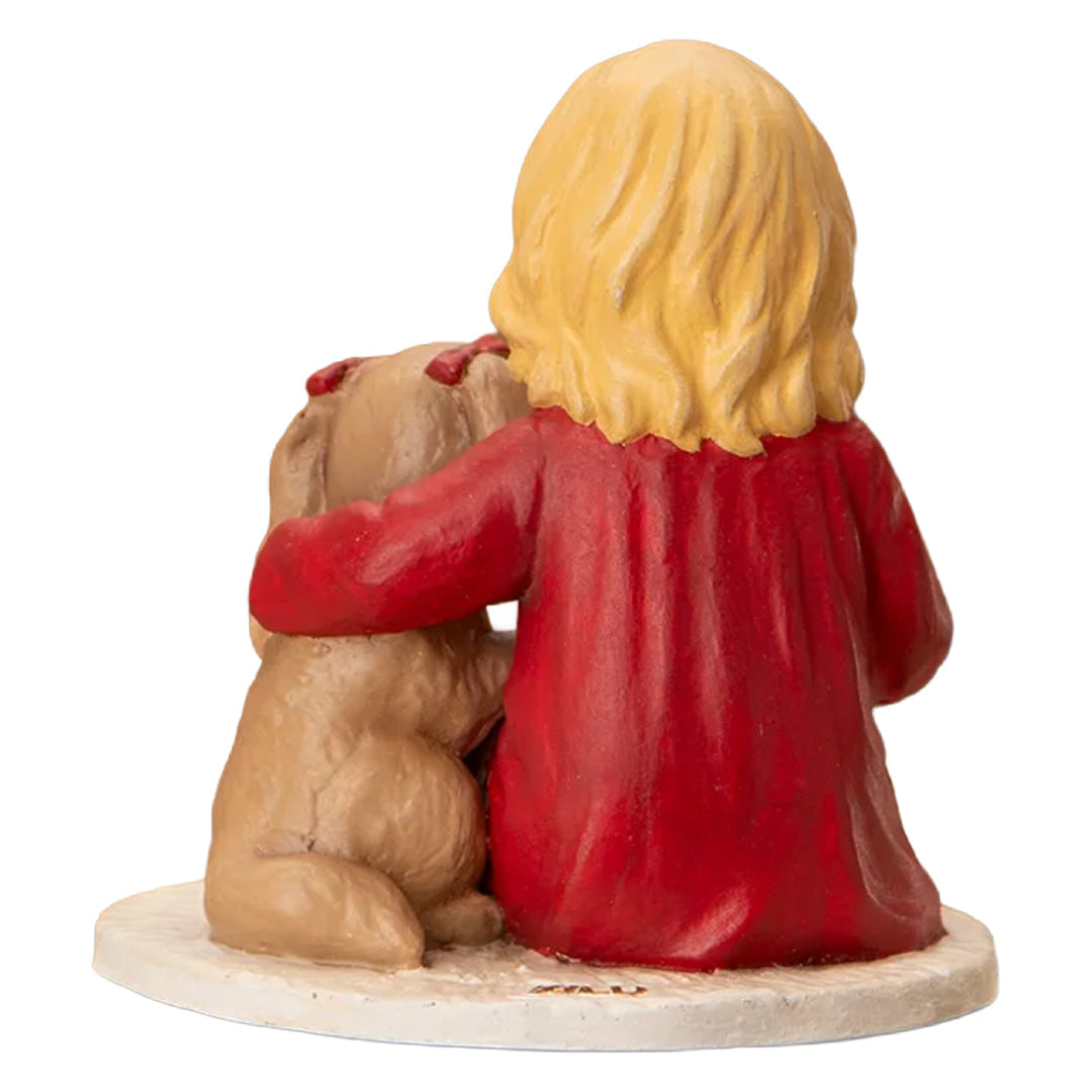 Cuddle Decor Bethany Lowe Isla Reading to Puppy back