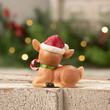 Cuddle Decor Bethany Lowe Jingle Santa's Reindeer back lifestyle