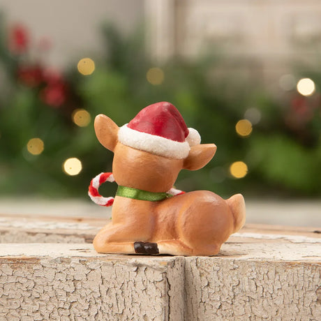 Cuddle Decor Bethany Lowe Jingle Santa's Reindeer back lifestyle