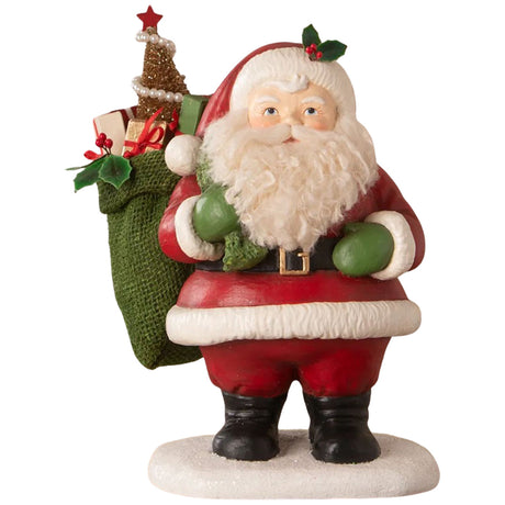 Bethany Lowe Jolly Retro Santa Claus front
