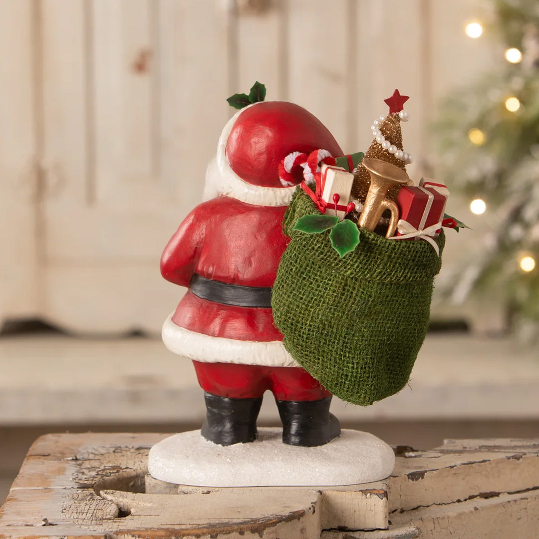 Bethany Lowe Jolly Retro Santa Claus back lifestyle