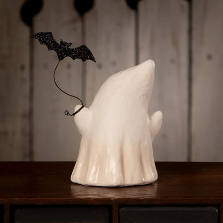 Bethany Lowe Luminary Boo with Bat back lifestyle