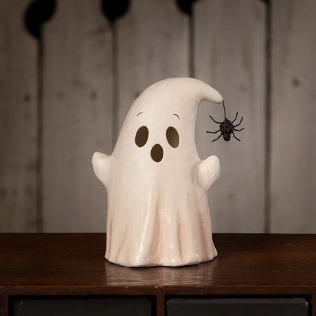 Bethany Lowe Luminary Boo with Spider lifestyle front