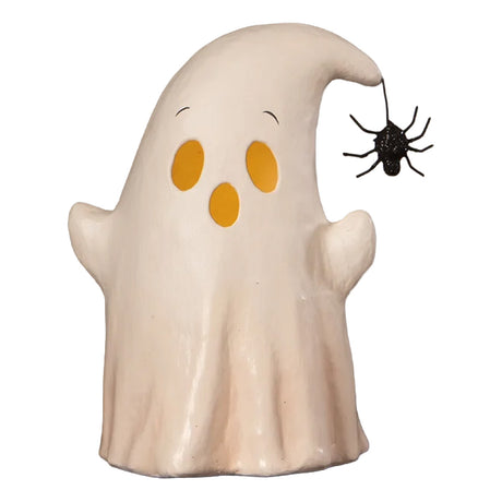 Bethany Lowe Luminary Boo with Spider front lighted