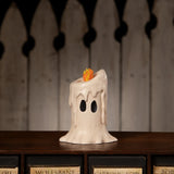 Bethany Lowe Medium Flamin Candle Luminary front lifestyle