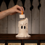 Bethany Lowe Medium Flamin Candle Luminary front lifestyle