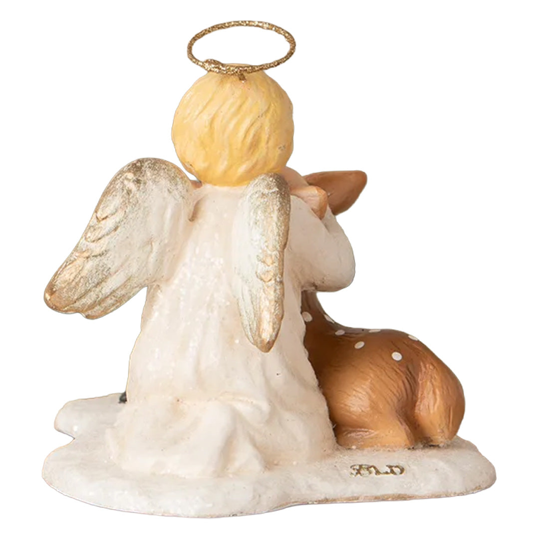 Cuddle Decor Bethany Lowe Michael Angel with Deer back