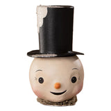 Cuddle Decor Bethany Lowe Mr. Snowman Container back