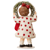 Cuddle Decor Bethany Lowe Noelle with Wreath back