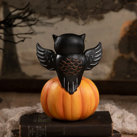 Bethan Lowe Owl on Jack O Lantern back lifestyle
