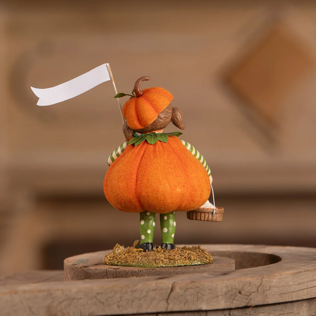 Bethany Lowe Petunia Pumpkin Pie back lifestyle