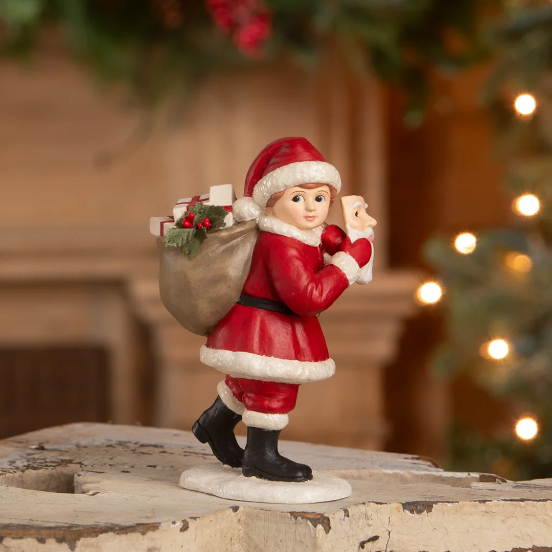 Bethany Lowe Pretending to be Santa - Thumbnail 2