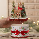 Bethany Lowe Retro Ruby Reindeer on Box opened lifestyle
