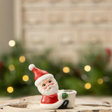 Cuddle Decor Bethany Lowe Santa Taper Candle Holder front lifestyle