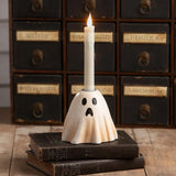 Bethany Lowe Scared Ghost Candlestick front lifestyle